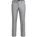 Tailored Light Grey Wool Trousers | Rivenor Velow