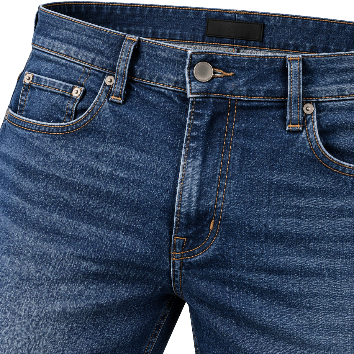 Classic Indigo Straight-Fit Jeans | Rivenor Velow