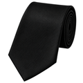 Black Textured Silk Tie | Rivenor Velow