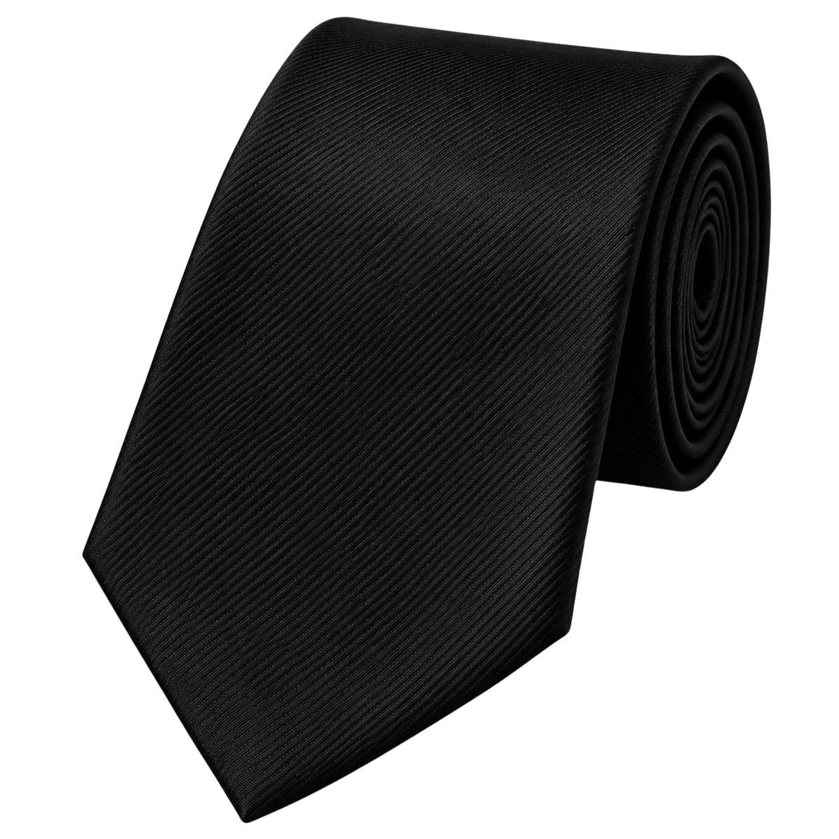 Black Textured Silk Tie | Rivenor Velow
