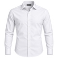 Premium White Cotton Dress Shirt | Rivenor Velow