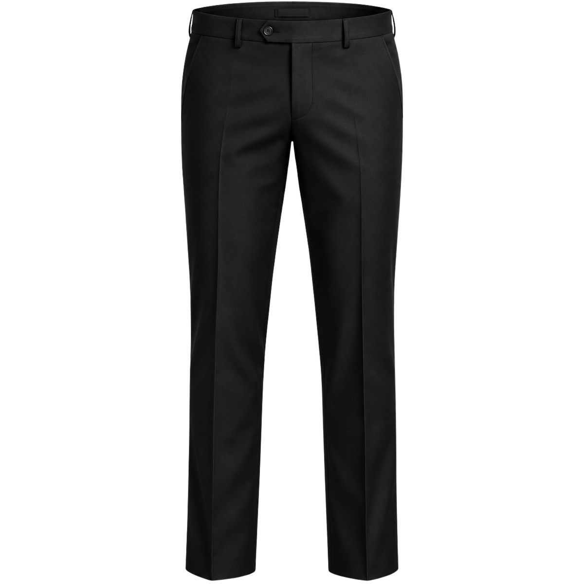 Tailored Black Wool Trousers | Rivenor Velow
